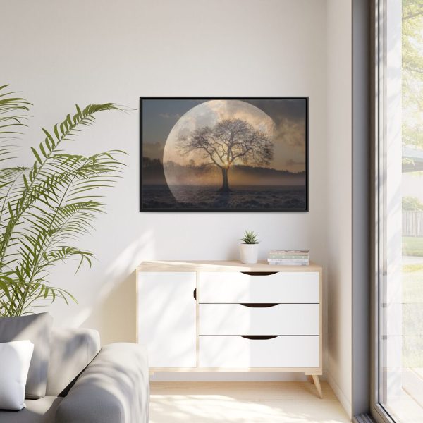 88289-1379.jpg Moon Tree Atmosphere Framed Canvas