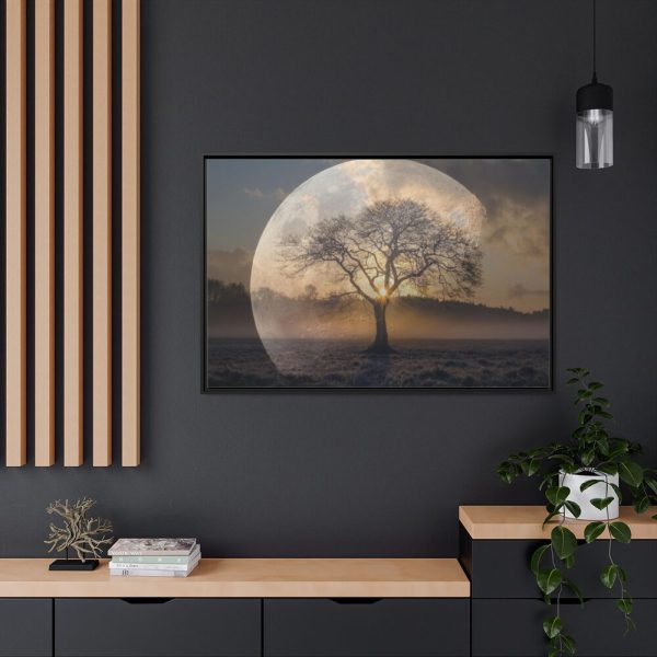 88289-1380.jpg Moon Tree Atmosphere Framed Canvas