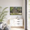 Cabin House Home Woods Framed Canvas