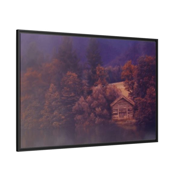 88289-1386.jpg Cabin on the Lake Framed Canvas