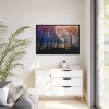 88289-1394.jpg Full Moon and Forest Night Darkness Framed Canvas