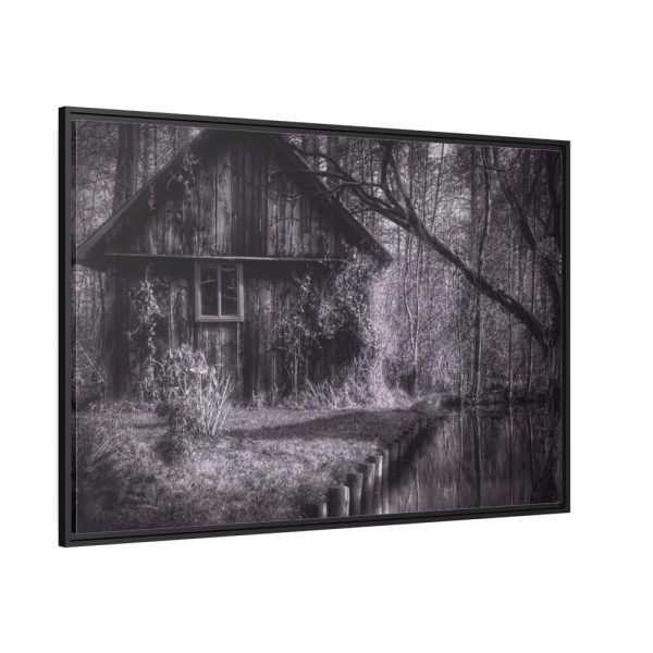 88289-1396.jpg Home Building Facade Hut Framed Canvas