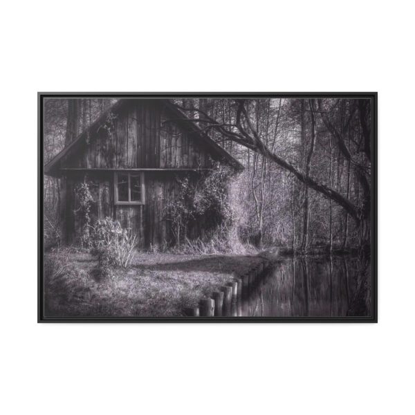 88289-1397.jpg Home Building Facade Hut Framed Canvas