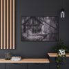 88289-1400.jpg Home Building Facade Hut Framed Canvas