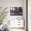 Fall Morning at Elk Tongue Patrol Cabin Framed Canvas