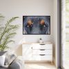 88289-143.jpg Eyes and Snowflakes Framed Canvas