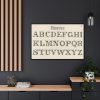 88289-1430.jpg Rustic Draughtsman's Alphabets by Hermann Esser Framed Canvas