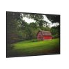 Red Rustic Barn Framed Canvas