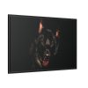 88289-145.jpg Head of a German Shepherd Framed Canvas
