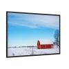 88289-1451.jpg Red Barn in the Winter Framed Canvas