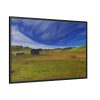 88289-1456.jpg Farmland Hut Cabin Stable Framed Canvas