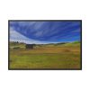 88289-1457.jpg Farmland Hut Cabin Stable Framed Canvas