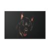 88289-146.jpg Head of a German Shepherd Framed Canvas