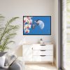 Humming Birds Framed Canvas