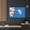 Humming Birds Framed Canvas