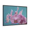 Purple Orchid Framed Canvas