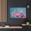 Purple Orchid Framed Canvas