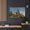 88289-184.jpg Hunting Dogs by Francisco Goya Framed Canvas