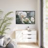 White Orchid Framed Canvas