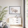 Beautiful White Orchid Framed Canvas