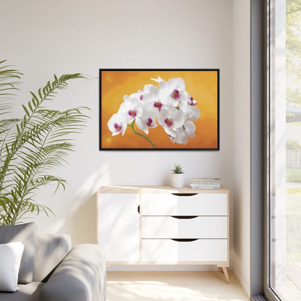 88289-208.jpg Orchid Plant Flower Framed Canvas