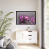 Macro Flower Plant Framed Canvas
