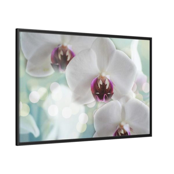 Flowering Plant Framed Canvas