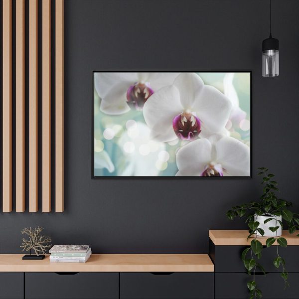 Flowering Plant Framed Canvas