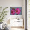 Pink Moth Orchid Framed Canvas