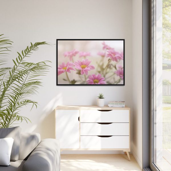 88289-268.jpg Blooming Pink Daisies Framed Canvas