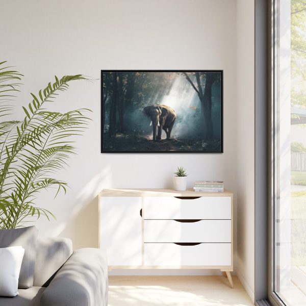 88289-278.jpg Elephant in Nature Framed Canvas
