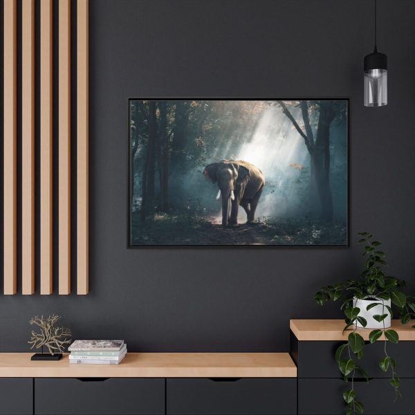 88289-279.jpg Elephant in Nature Framed Canvas