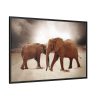 88289-290.jpg African Elephants Framed Canvas
