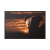 88289-296.jpg Elephant and Yellow Sky Framed Canvas