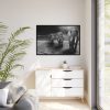 Elephants in Africa, Safari Framed Canvas