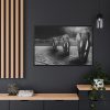 Elephants in Africa, Safari Framed Canvas