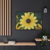 88289-329.jpg Blooming Yellow Petaled Flowers Framed Canvas