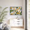 88289-333.jpg White Flowers Framed Canvas