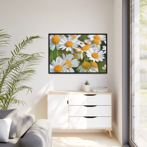 88289-333.jpg White Flowers Framed Canvas