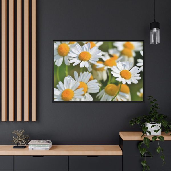 88289-334.jpg White Flowers Framed Canvas