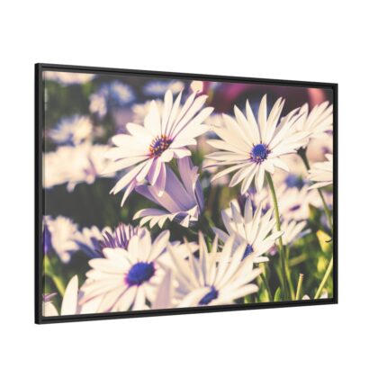 Flower Garden Framed Canvas