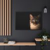 88289-379.jpg Cute Cat with Blue Eyes Framed Canvas
