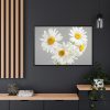 White Daisy Bloom Framed Canvas