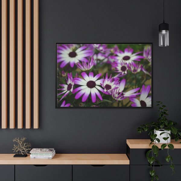 88289-409.jpg Purple Garden Cosmos Framed Canvas