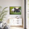 88289-423.jpg Cat Hunting Framed Canvas