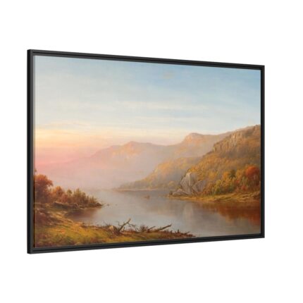 Autumn On the Hudson River by Jasper Francis Cropsey Framed Canvas
