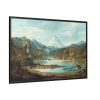 88289-450.jpg Mountain Landscape with Indians by John Mix Stanley Framed Canvas