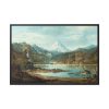 88289-451.jpg Mountain Landscape with Indians by John Mix Stanley Framed Canvas
