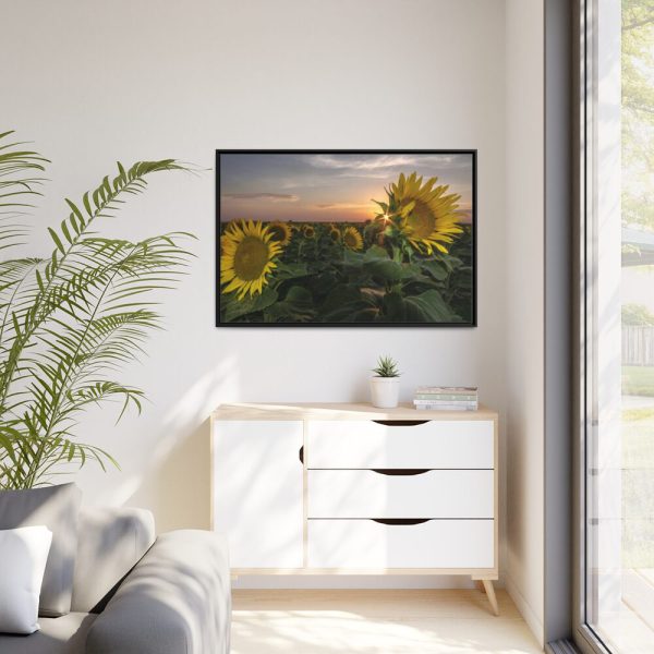 88289-468.jpg Sunflower Plant Flower Framed Canvas