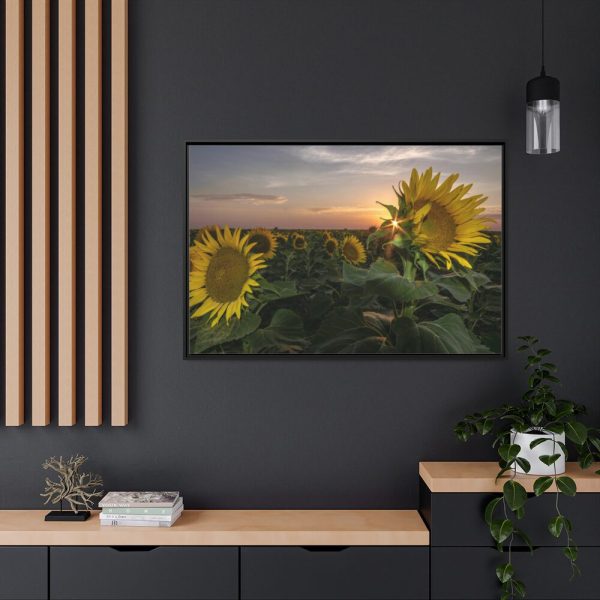 88289-469.jpg Sunflower Plant Flower Framed Canvas